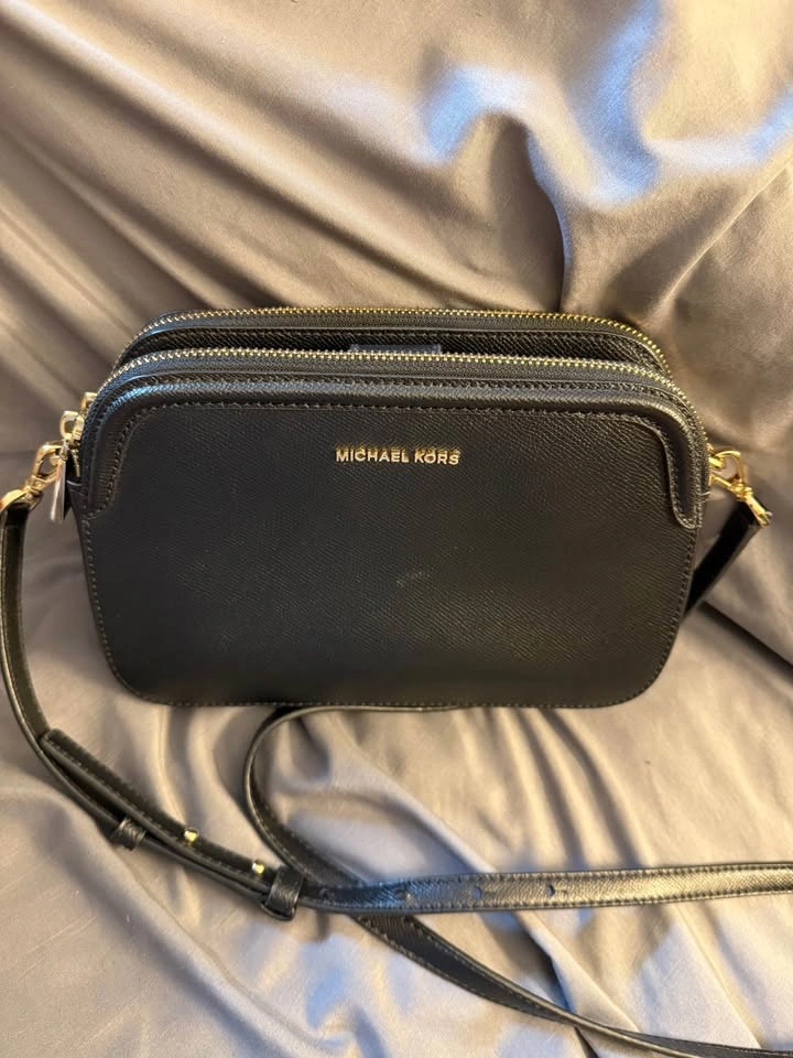 Michael Kors Crossgrain Leather Double-Zip Crossbody Bag - photo 2