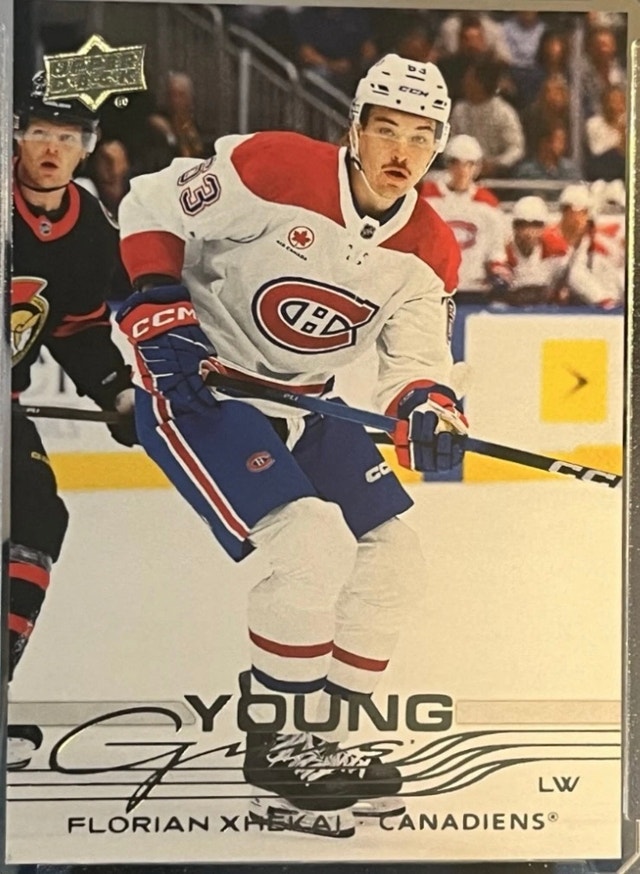 FLORIAN XHEKAJ YGs #702 Montréal Canadiens|25-26 UD Ext. Series - photo 2
