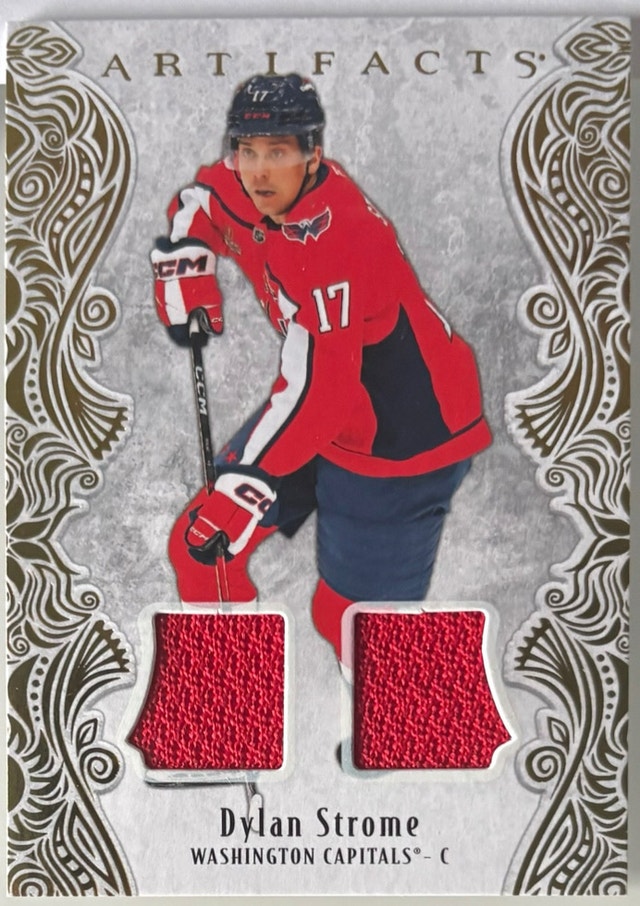 Dylan Strome 2025-26 Upper Deck Artifacts Gold Material - photo 2