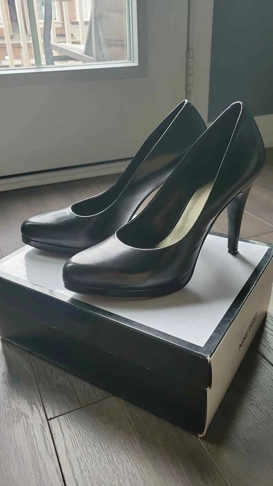 Nine West Black Heels Size 8.5 - photo 3
