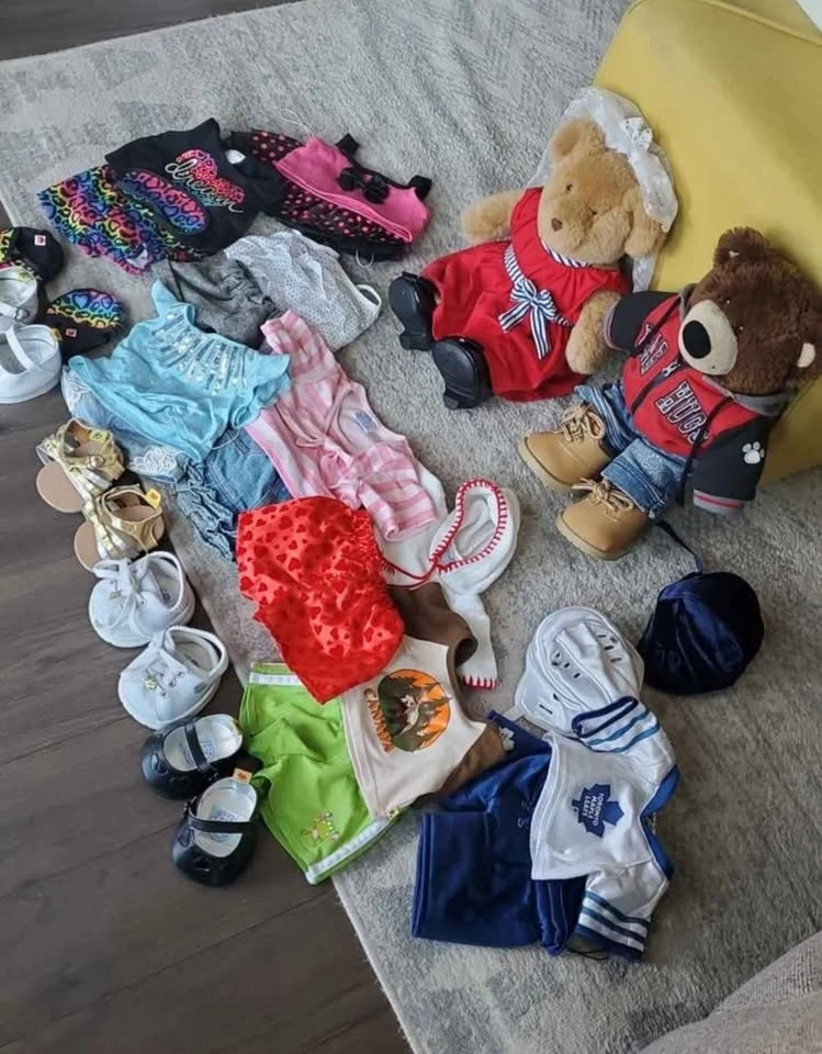Build-A-Bear Lot 2 Bears Clothes & Shoes Huge Bundle - photo 3