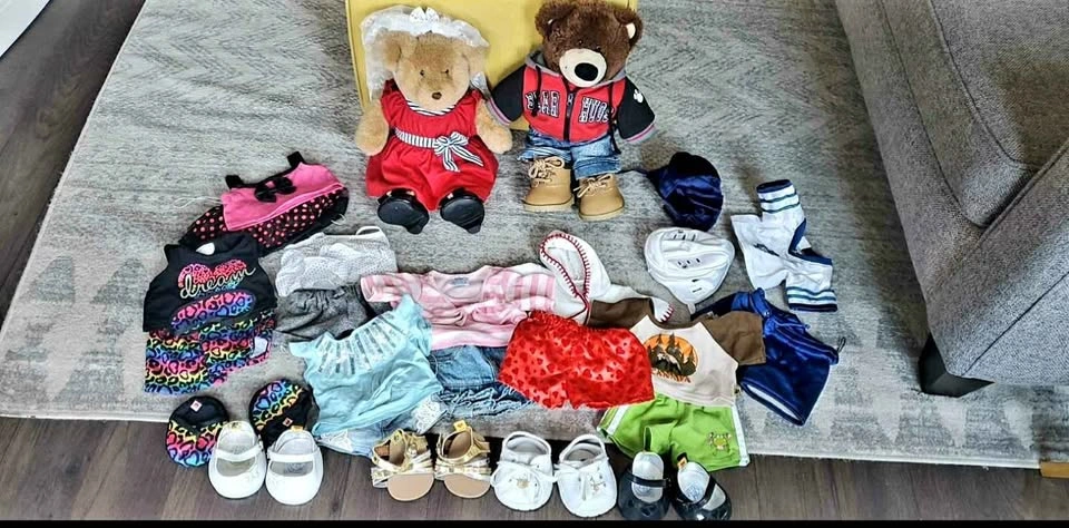 Build-A-Bear Lot 2 Bears Clothes & Shoes Huge Bundle - photo 4