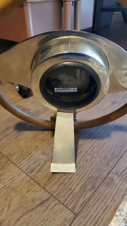 Silver Car & Steering Wheel Clock Decor - photo 4