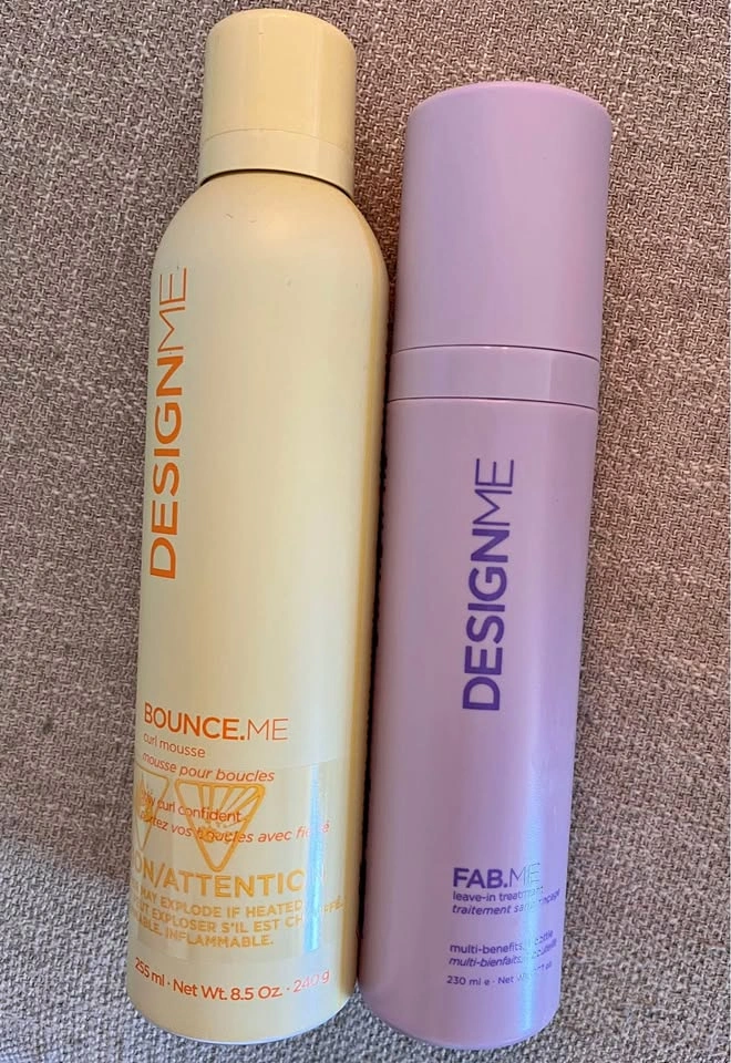 Design Me Hair Products - Curl Mousse and Leave in Treatment