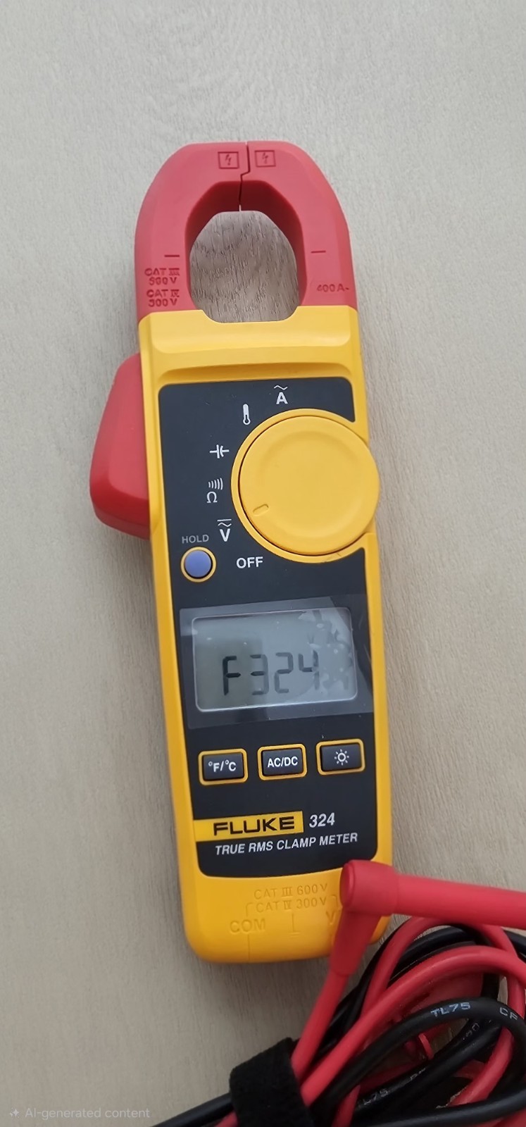 NEW - Fluke 324 true rms AC/DC clamp meter