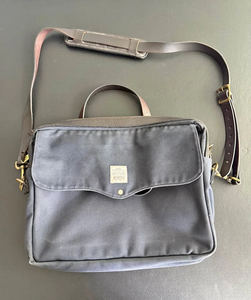 Filson Rugged Twill Original Briefcase - dark blue