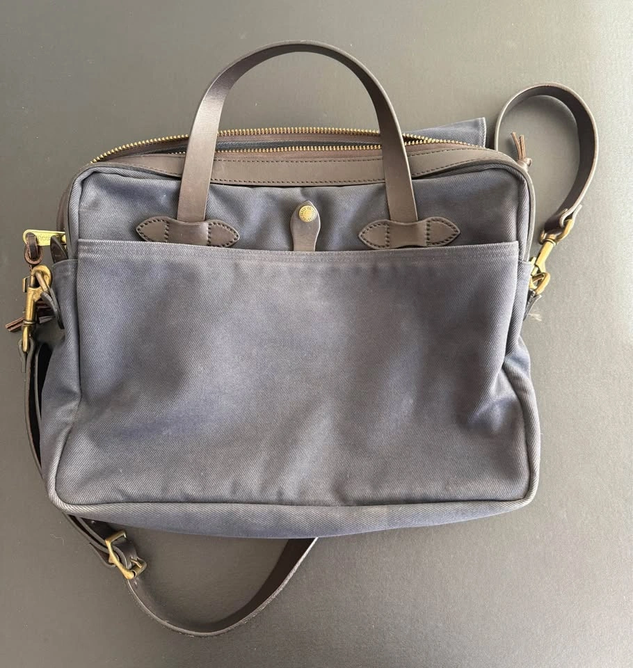 Filson Rugged Twill Original Briefcase - dark blue - photo 4