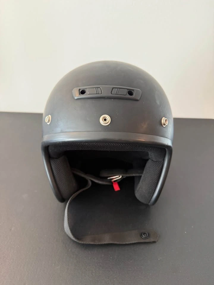 Zeus matte black open face helmet - L/XL - photo 2