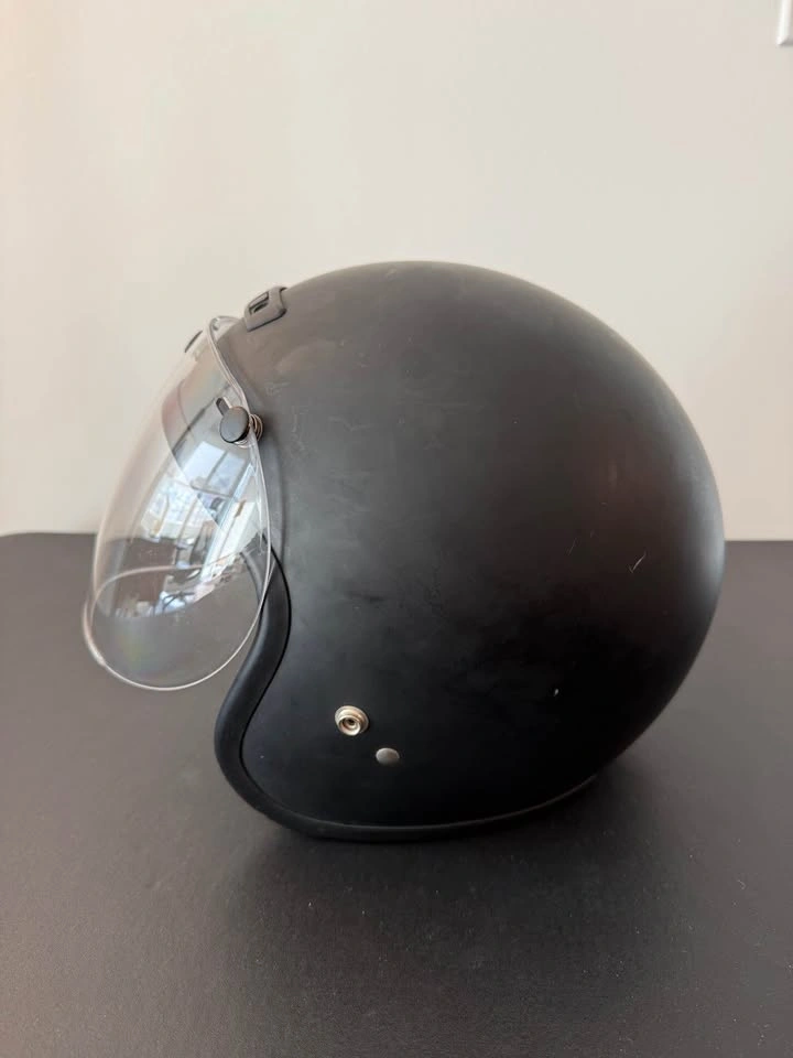 Zeus matte black open face helmet - L/XL - photo 4