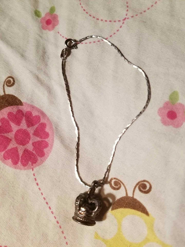 Crown Charm Bracelet may be vintage