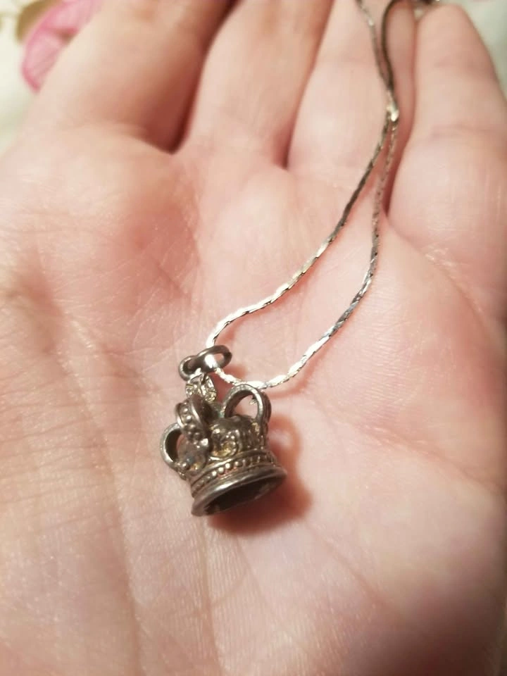 Crown Charm Bracelet may be vintage - photo 2