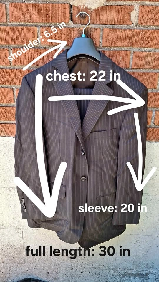 Moores Striped Men's Suit