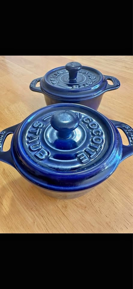 Staub Dark Blue (Sapphire) La Cocotte Duo