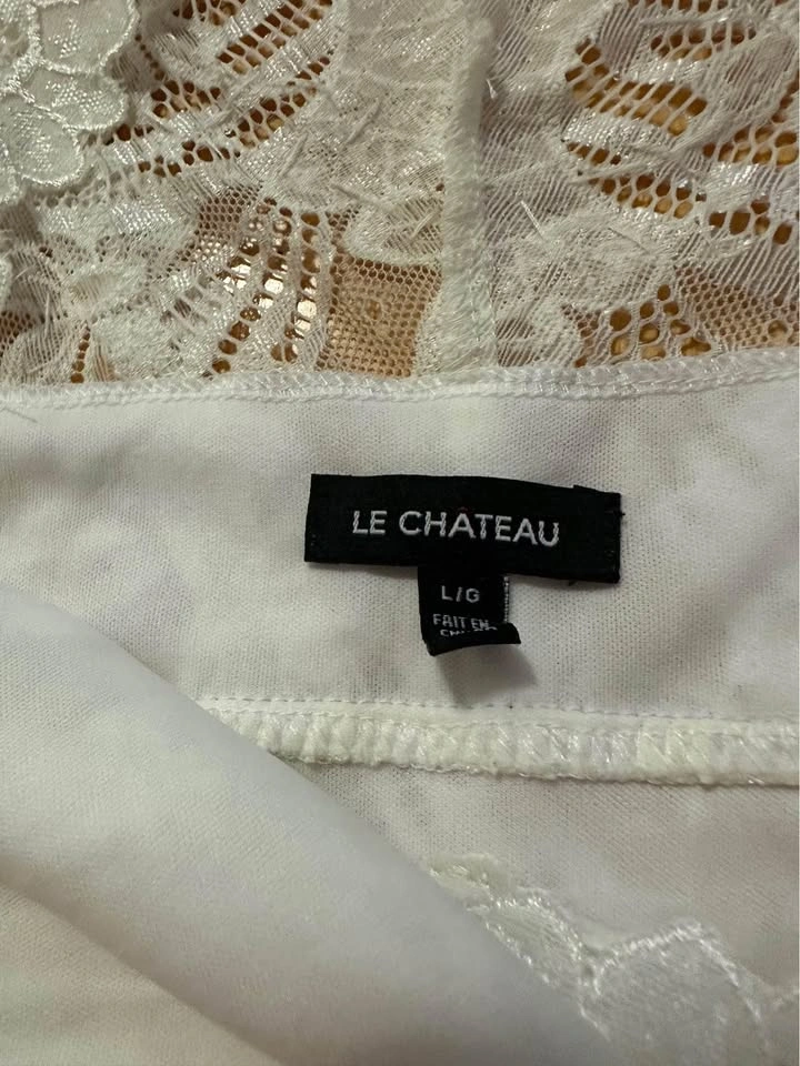 Le Chateau lace, bead and sequin dress. Size L - photo 4