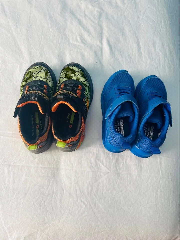 Skechers Boys Dinosaur & Blue Shoes Size 11 & 13 - photo 2