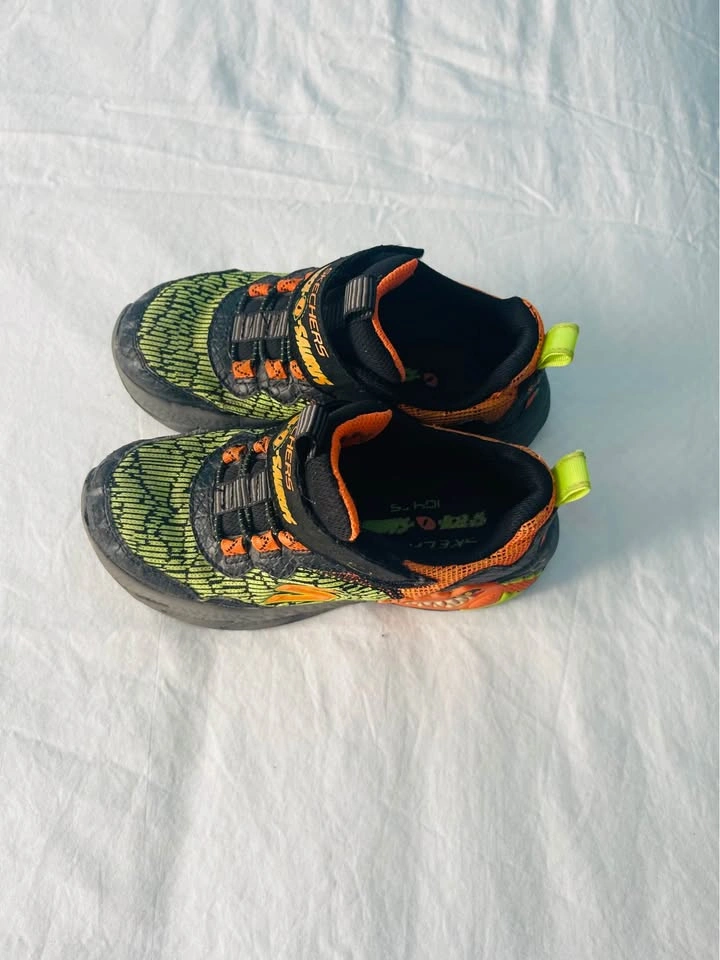 Skechers Boys Dinosaur & Blue Shoes Size 11 & 13 - photo 3