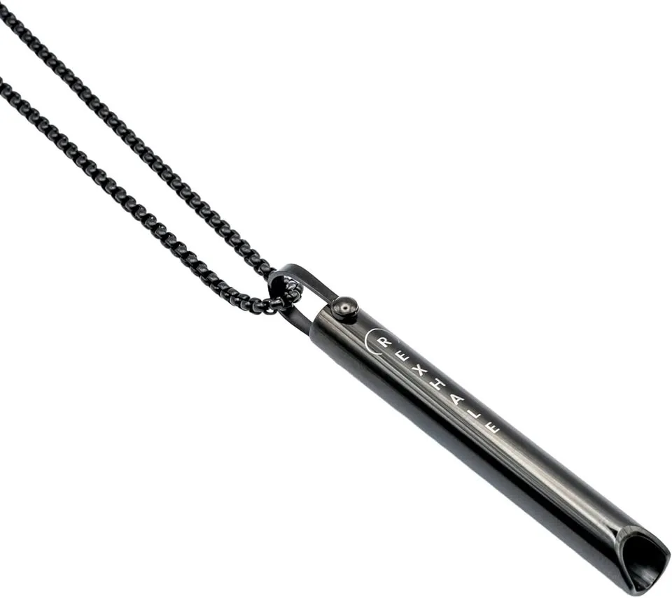 New~Breathing Necklace,Quiet,Prof Des Promotes Calm thumbnail