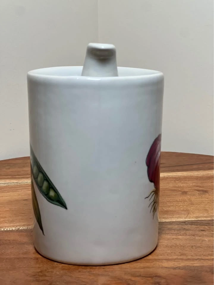 Vintage POF Ancienne Porcelaine Italy Olive Oil Pitcher - photo 3
