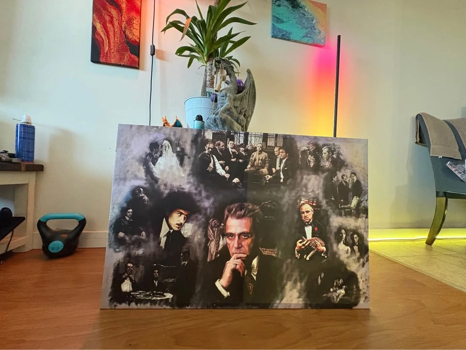 The Godfather Movie Collage Canvas Wall Art - photo 2