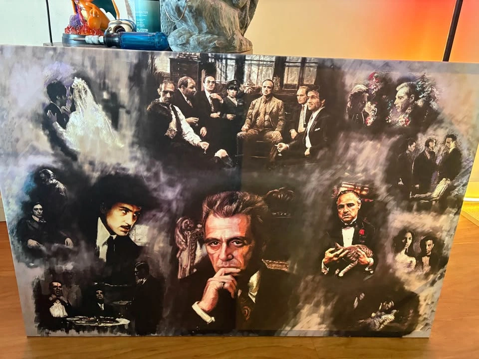 The Godfather Movie Collage Canvas Wall Art - photo 3