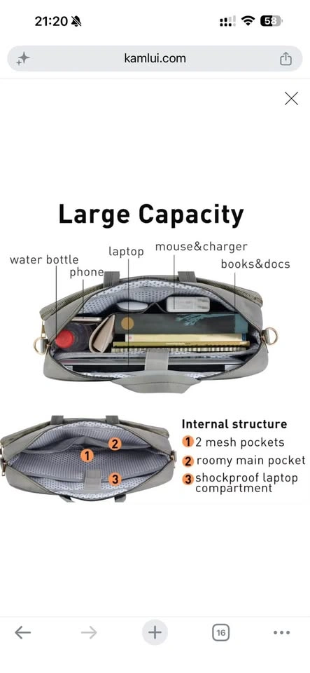Kamlui laptop bag - photo 3