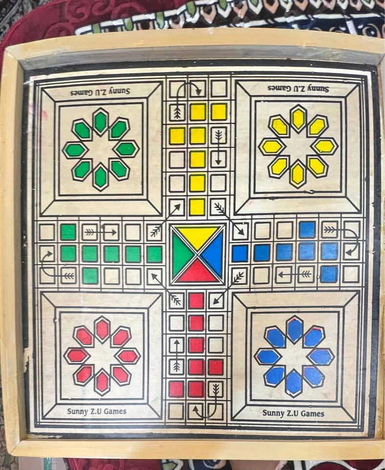 Ludo Star board game wooden frame 19 Inches