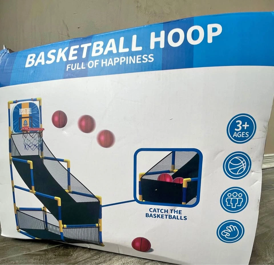 KuKuFun Basketball Hoop Indoor and Outdoor for Kids! OBO