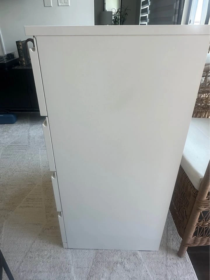 Ikea White 4-Drawer Dresser - photo 2