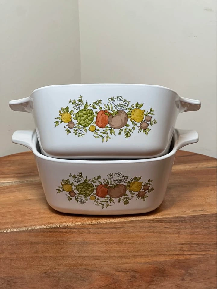 Vintage Corning Ware "Spice O' Life" Petite Casserole Dishes - photo 3