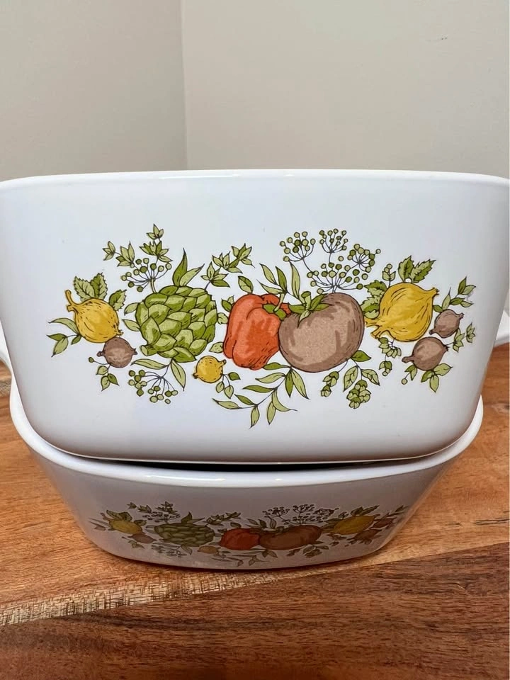 Vintage Corning Ware "Spice O' Life" Petite Casserole Dishes - photo 4