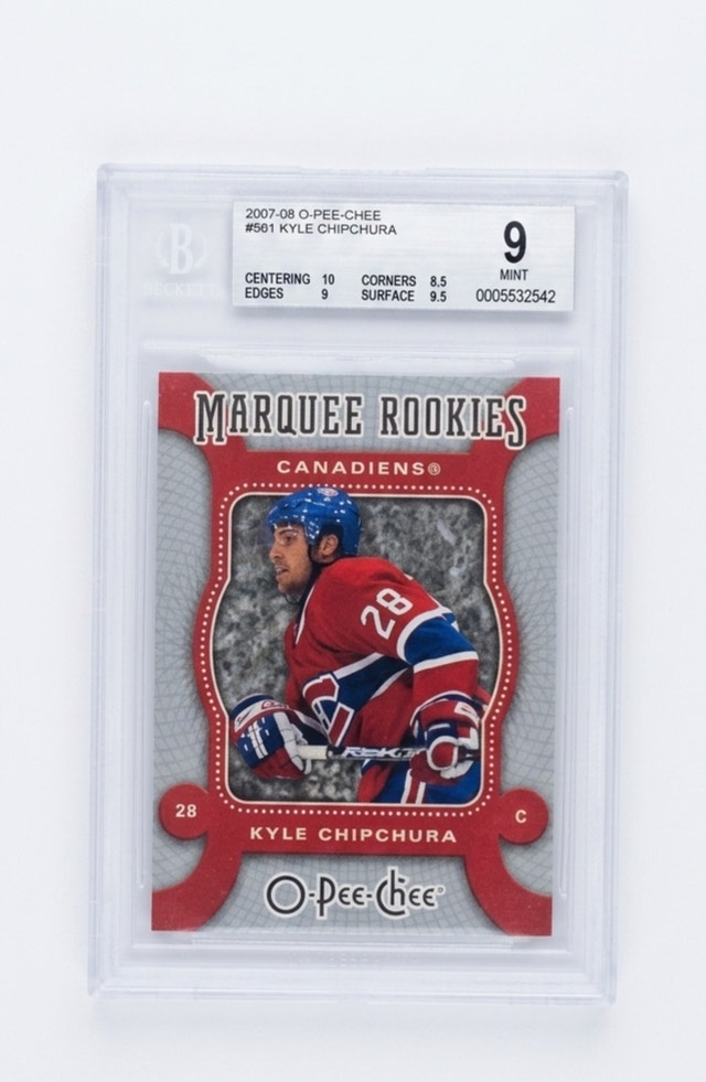 BGS 9 Mint Kyle Chipchura Rookie Card