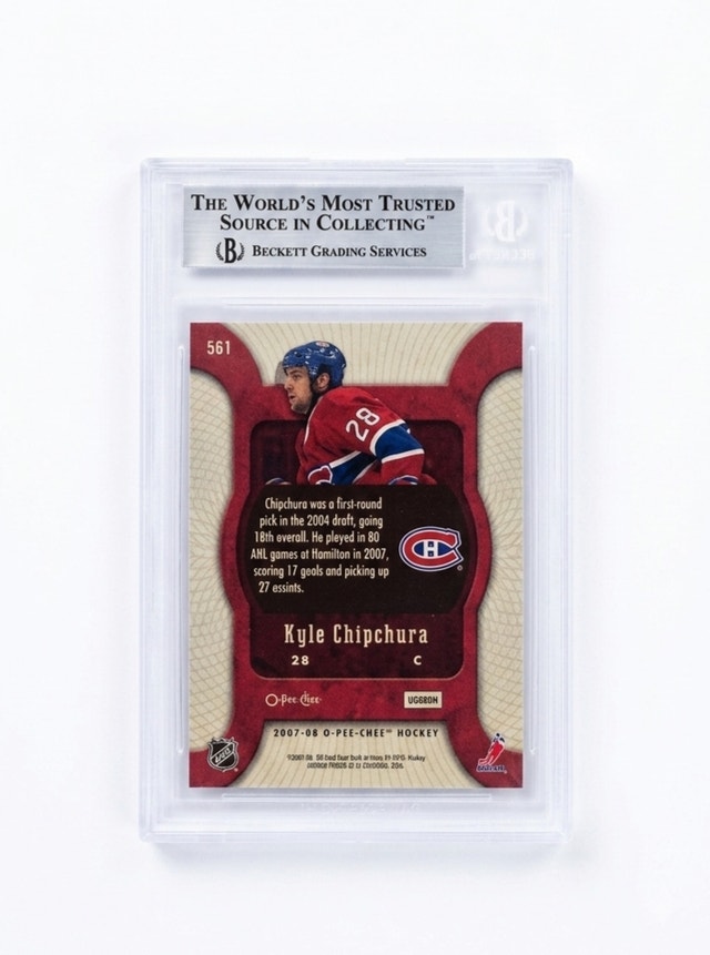 BGS 9 Mint Kyle Chipchura Rookie Card - photo 2