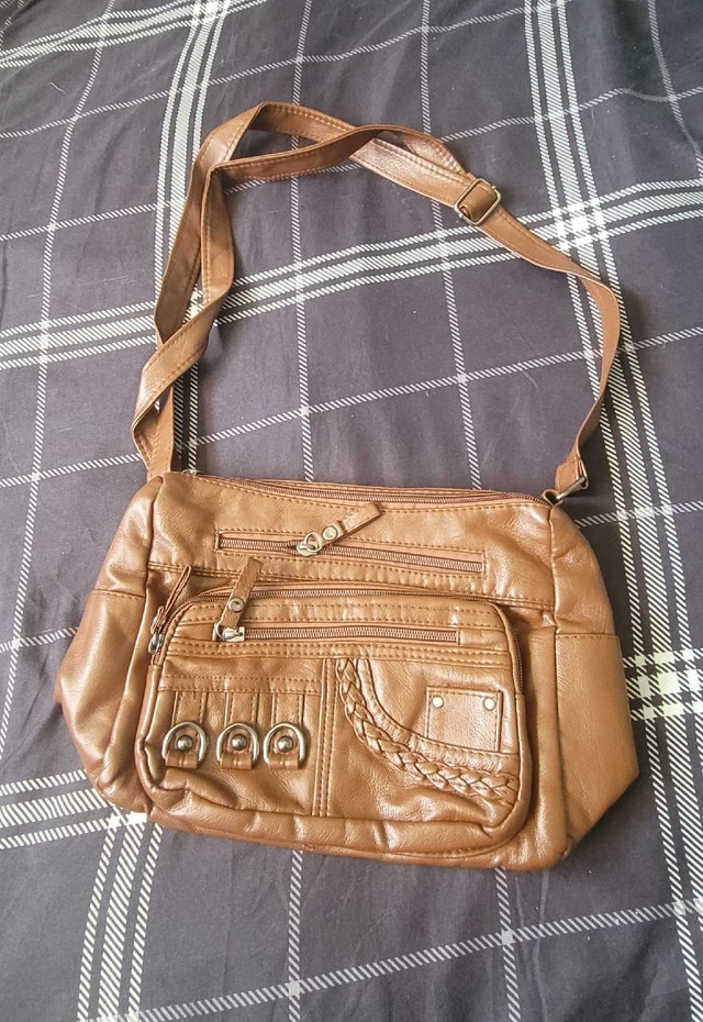 Leather Cross Body Purse Brand New