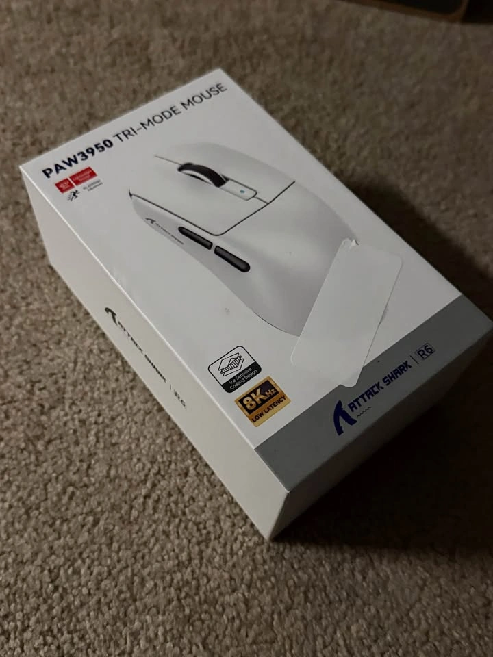 Attack Shark R6 PAW3950 Tri-Mode Gaming Mouse - photo 2