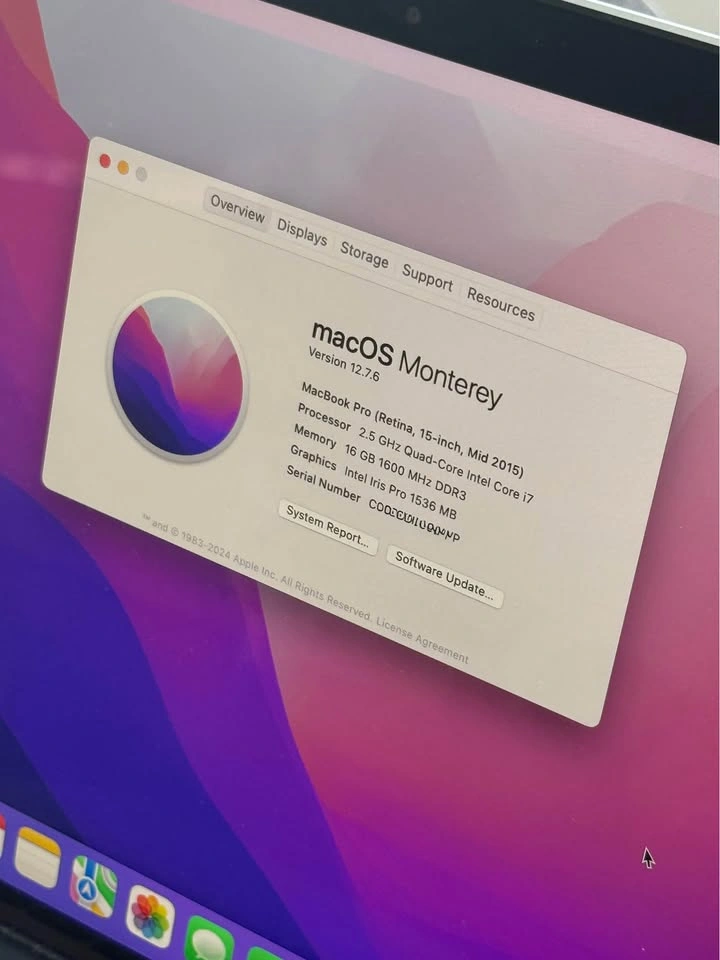 Apple MacBook Pro Mid 2015 - photo 5