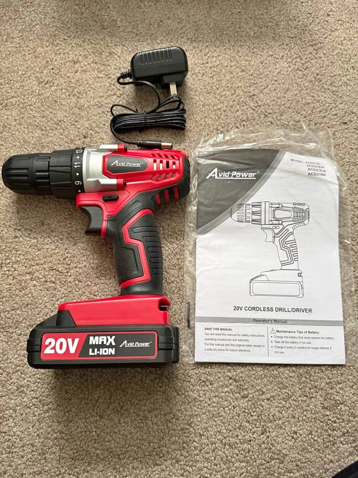 Avid Power 20V Cordless Drill/Driver