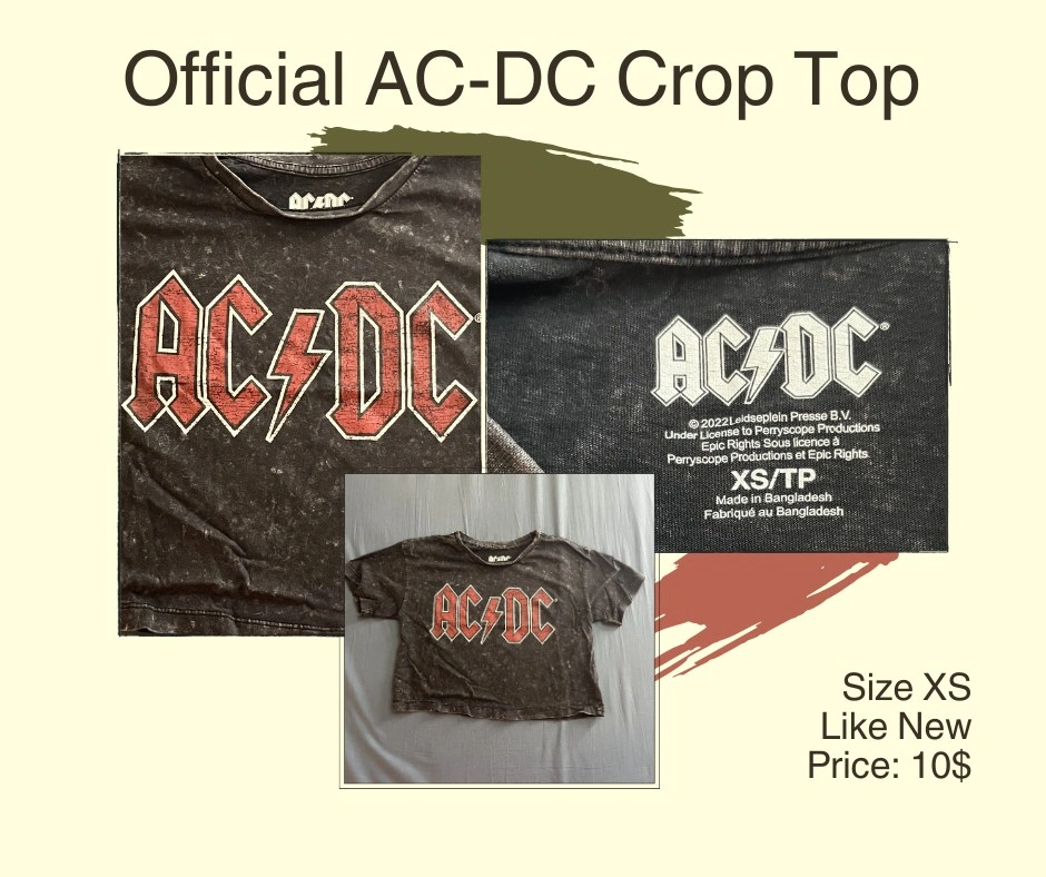 Band Crop Top Bundle — H&M, Official Merch — Sizes XS/S - photo 3