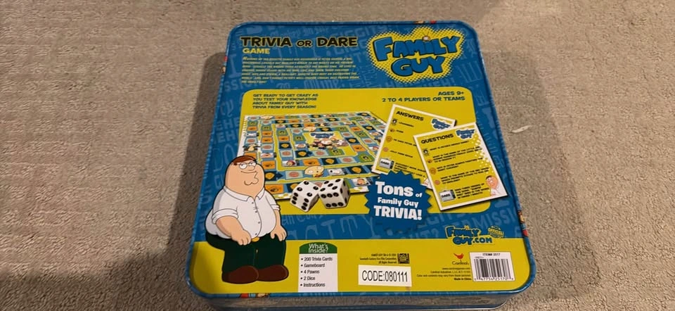 Family Guy Trivia or Dare Game - photo 2