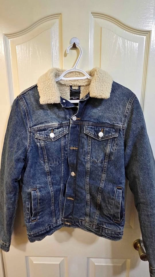 Winter Blue Denim Jacket (Men Size M)