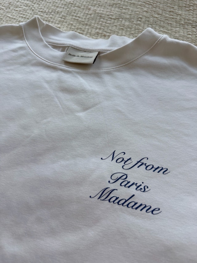 T-Shirt Drôle de Monsieur “Not From Paris Madame” - photo 3