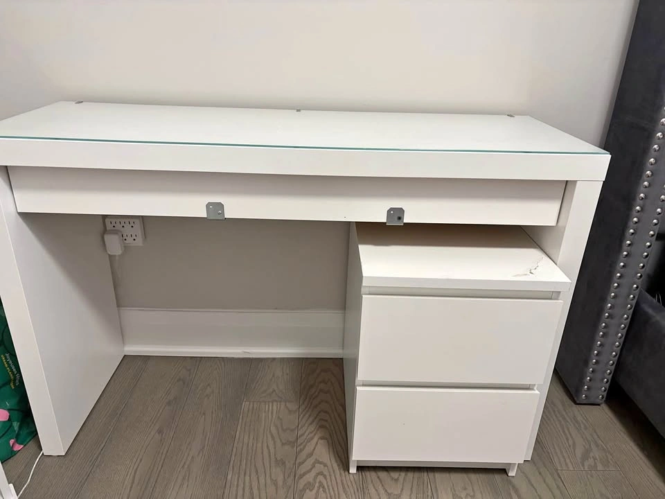 IKEA White Vanity Desk