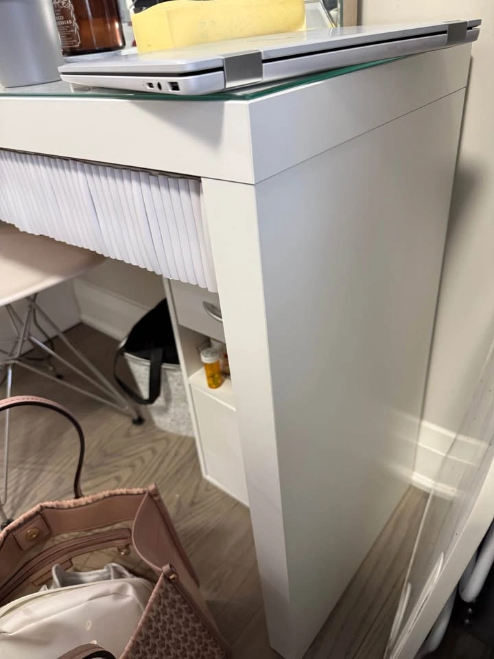 IKEA White Vanity Desk - photo 4