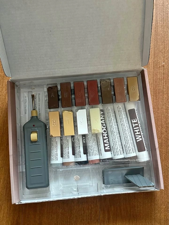 Wood floor repair kit