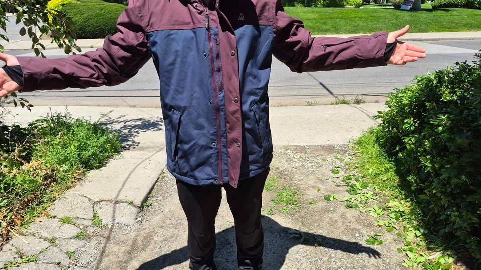 Ripzone Women's Burgundy and Navy Blue Winter Jacket - photo 4