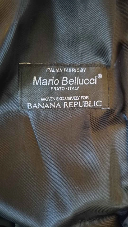 Banana Republic Men's Mario Bellucci Wool Utility Jacket Gray Si - photo 5