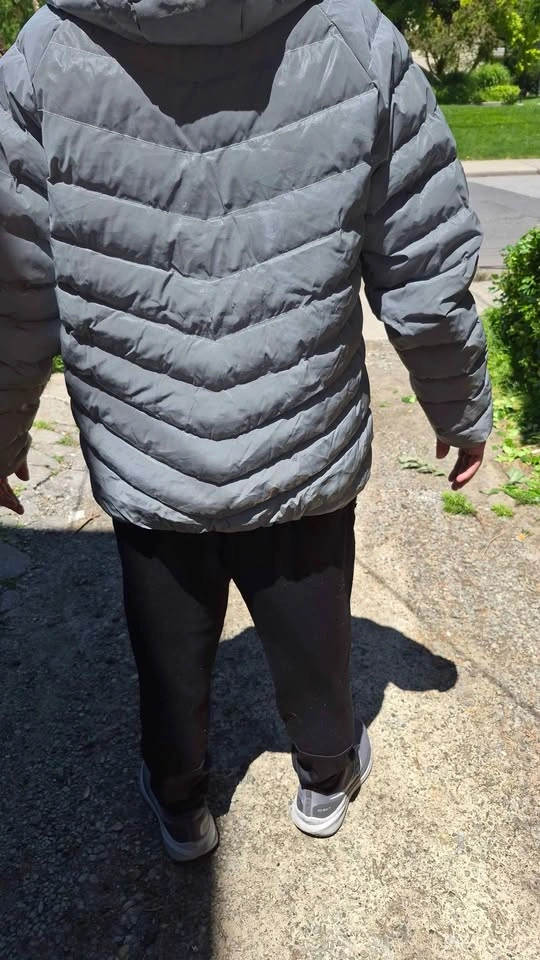 Mountain Warehouse Active Grey Hooded Puffer Jacket - photo 3