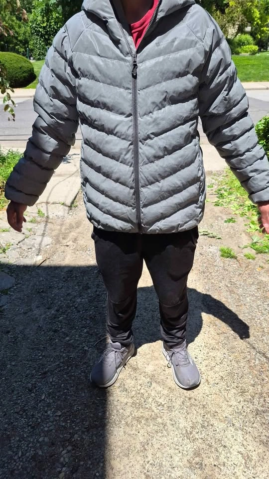 Mountain Warehouse Active Grey Hooded Puffer Jacket - photo 4