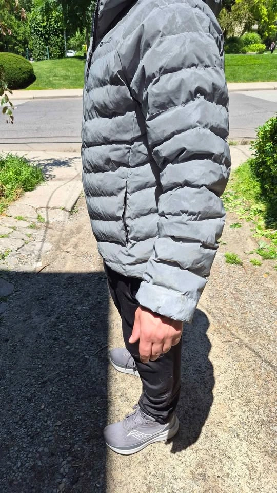 Mountain Warehouse Active Grey Hooded Puffer Jacket - photo 5