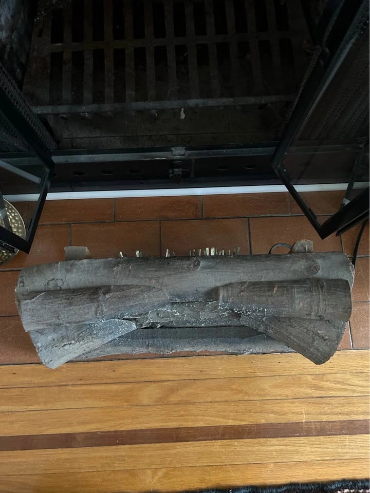 Vintage Electric Fireplace Logs - Real Wood - photo 4