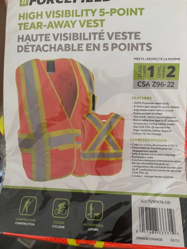Forcefield and Ground Force High Visibility Safety Vests - photo 3